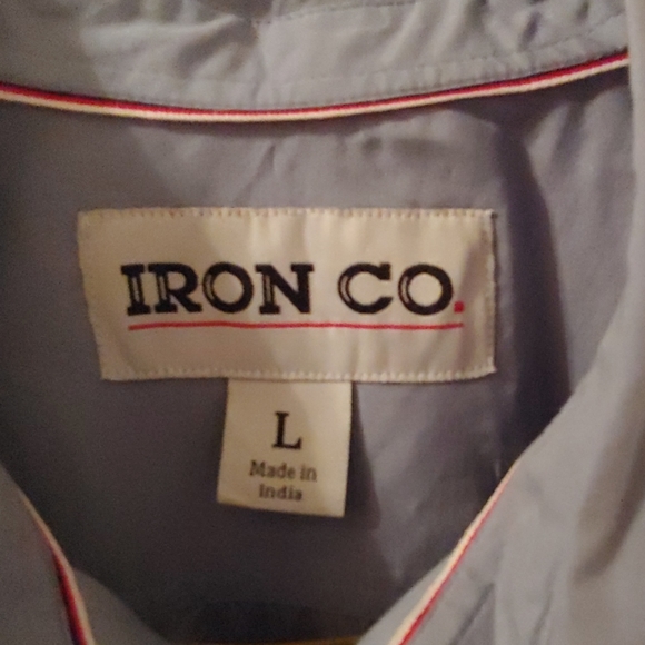 NWT Iron Company Two Toned Color Button Down Shirt - Picture 2 of 8